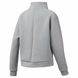 Reebok Training Supply Cowl Neck Top Sweatshirt Damen - Grau - DE 072-FIQ